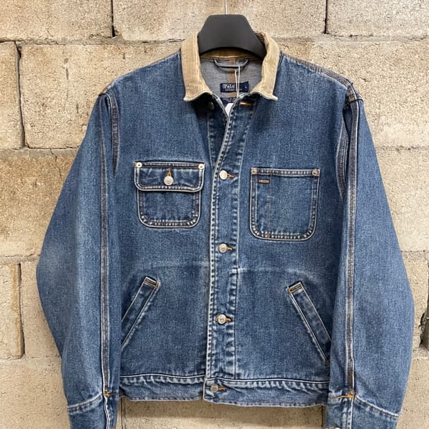 폴로 랄프로렌 덩가리 데님 워크 자켓 