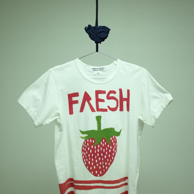 꼼데가르송 꼼데가르송 딸기 티셔츠 AD 2007