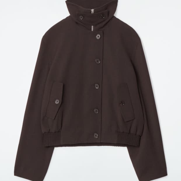 COS 퍼넬넥 울 블렌드 재킷