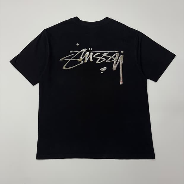 Stussy 스투시 머큐리 블랙 반팔 티셔츠