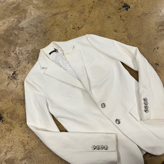 [정품/2] 폴로 랄프로렌 화이트 블레이저 자켓 b19