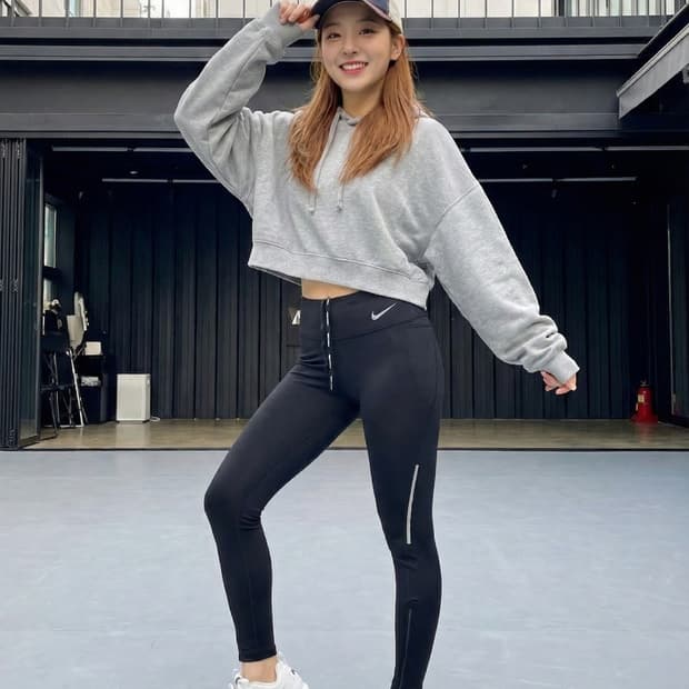 나이키 드라이핏 레깅스 블랙_M