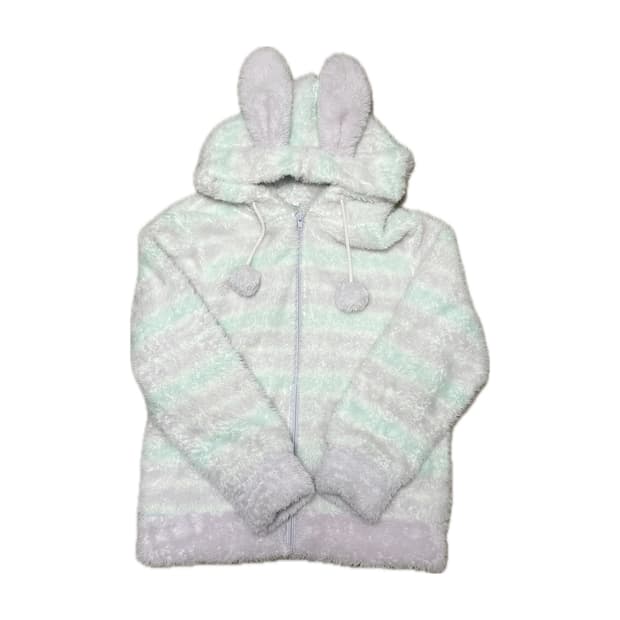 토끼 후드집업 토끼귀 폼폼이 후리스 히메갸루