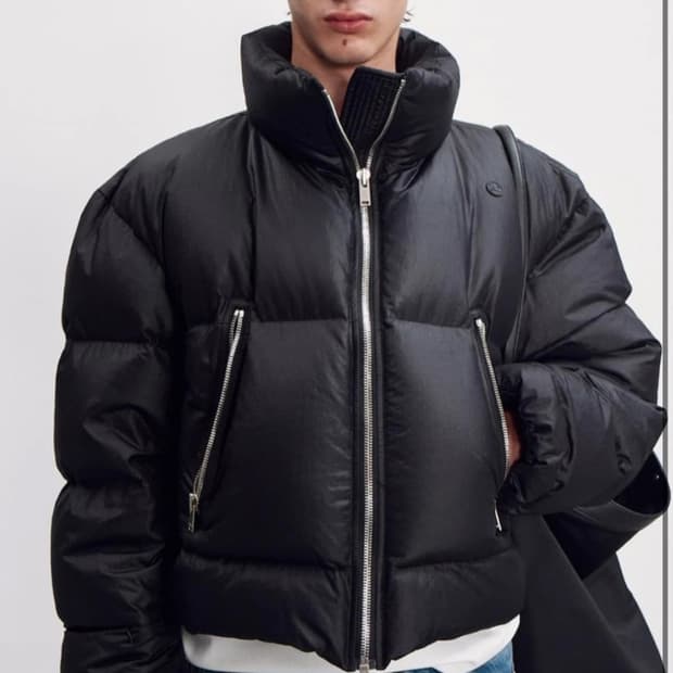 렉토 샤이닝 패딩 사이즈 라지 팝니다