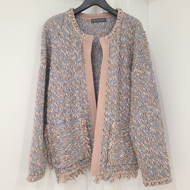 오뜨블링 고급 트위드 가디건