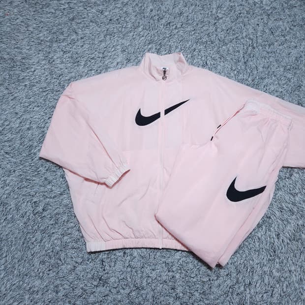 나이키) M 여자 우븐자켓+트랙팬츠 세트 / 왕눈이샵