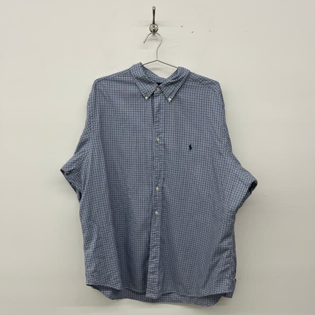 폴로 랄프로렌 빈티지 체크 남방 남성2XL