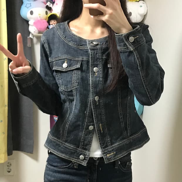 빈티지 청자켓 베메클깔 오네갸루 그런지 페어리 긱시크 핀터깔 오리엔탈