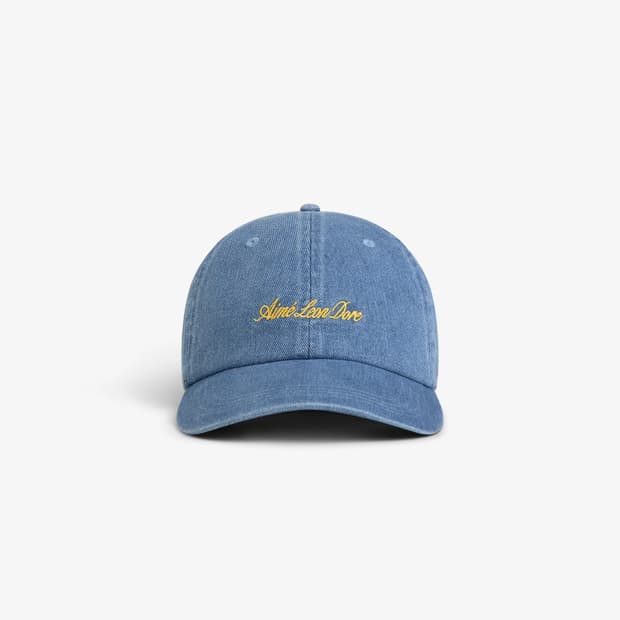 [Aime Leon Dore]Denim Ballcap light wash