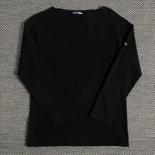 세인트제임스 패치로고 미니멀 롱슬리브 티셔츠o 2858