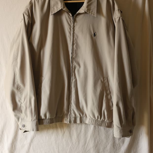 폴로 랄프로렌 스윙탑 블루종 베이지 XXL