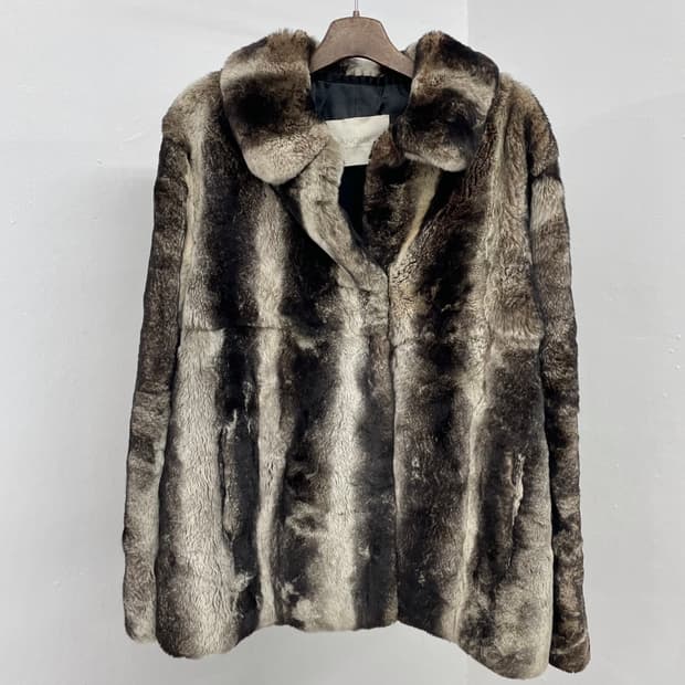 애니멀 패턴 렉스 퍼자켓