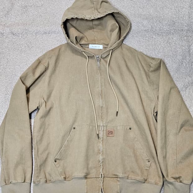 리메인 후드 집업