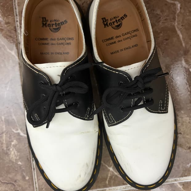 꼼데가르송x닥터마틴 1461 더비슈즈