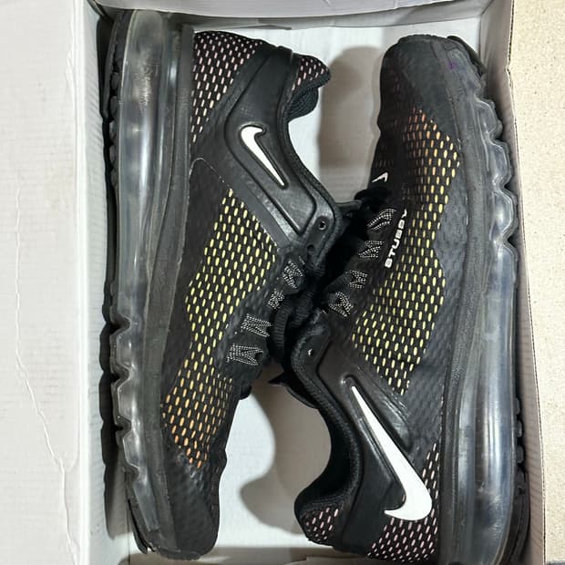 스투시 X 에어맥스 2013 블랙 275