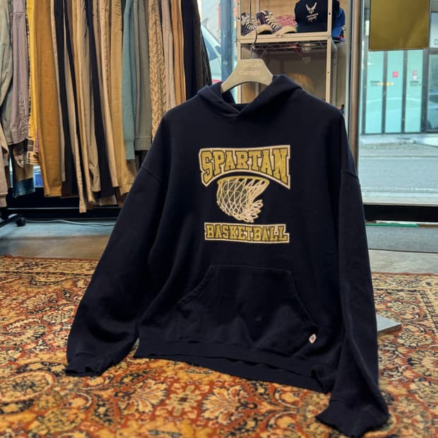 90s 빈티지 러셀 후드 후디 티 XL (547)