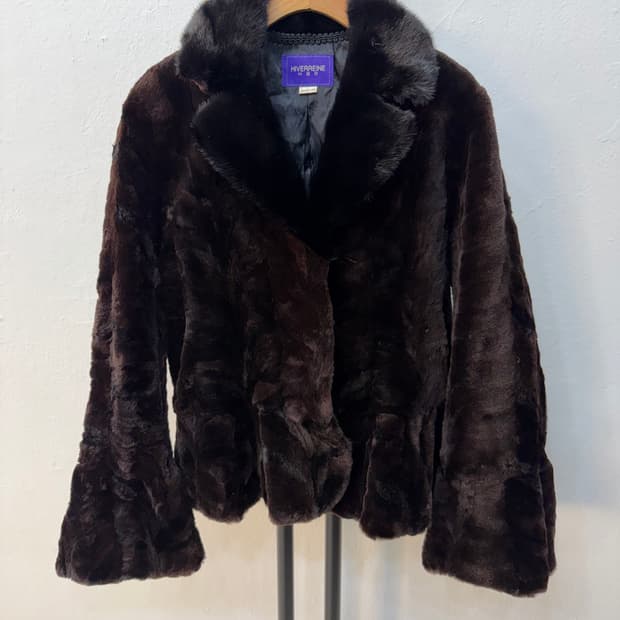 정품) HIVERREINE 이벨렌 밍크 여성 모피코트 66