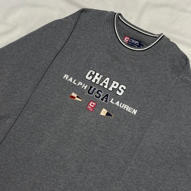L 챕스 랄프로렌 맨투맨 