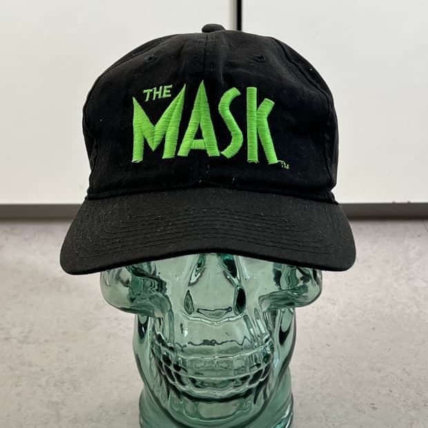 빈티지 90s 마스크 THE MASK 스냅백 블랙