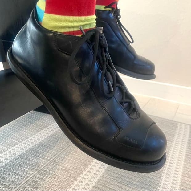 y2k 00s prada 프라다 레이스업 스니커즈 부츠