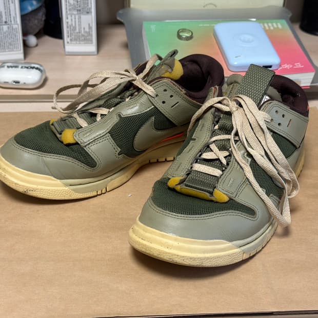 나이키 에어 덩크 로우 점보 올리브 265