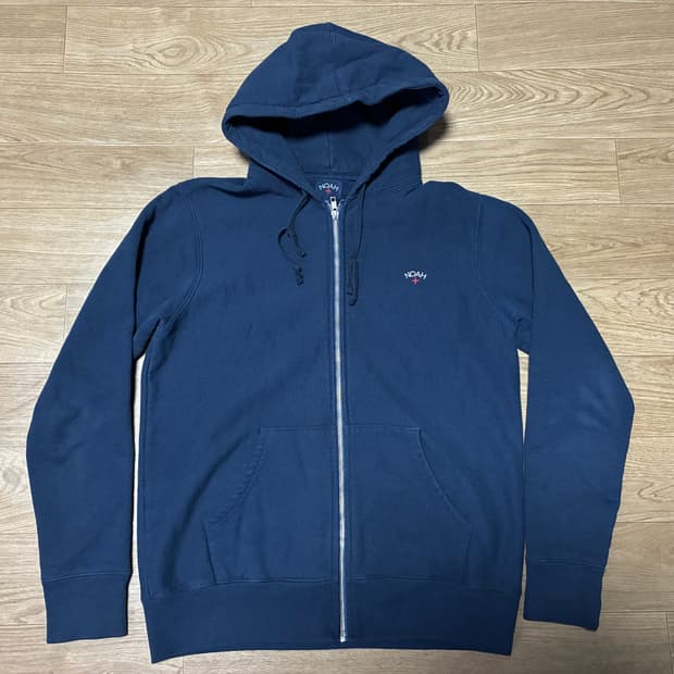 M) NOAH 노아 리버스위브 후드집업 네이비