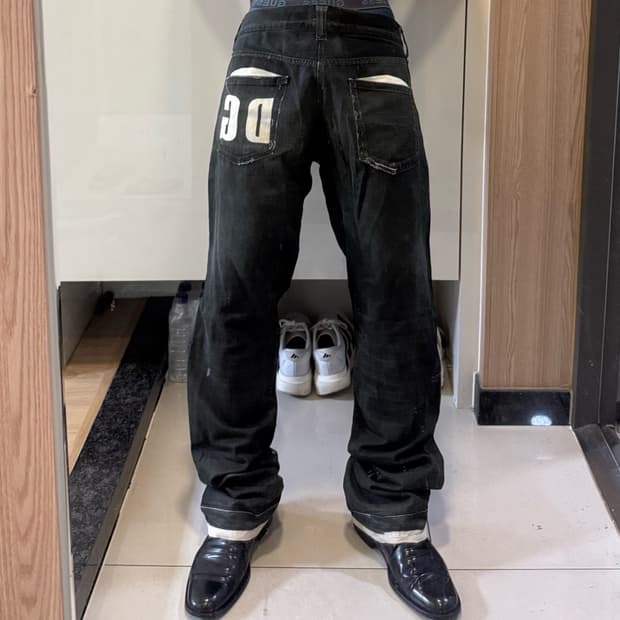 돌체앤가바나 오버프린트 팬츠