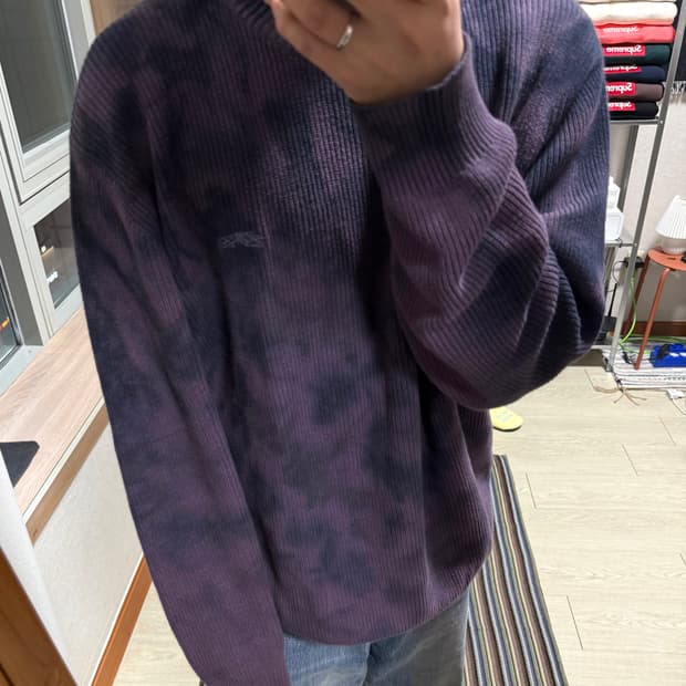 스투시 타이다이 니트