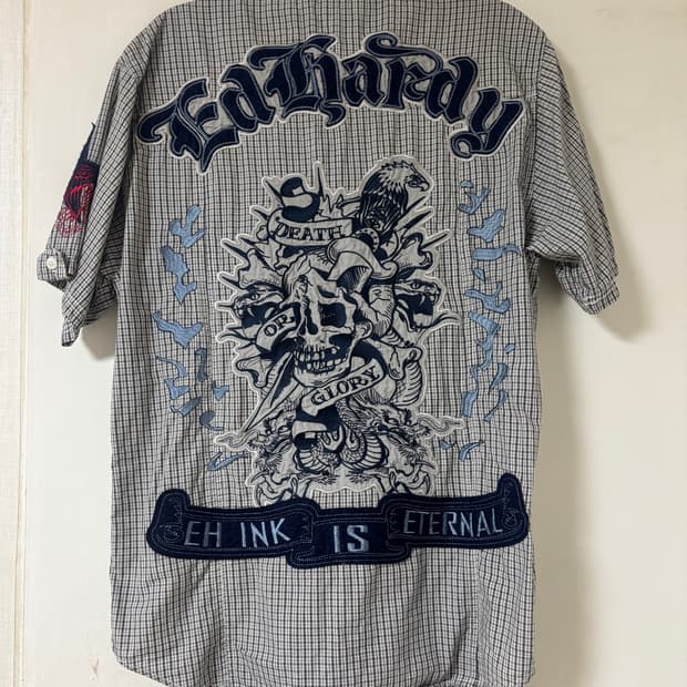 Ad hardy 반팔 셔츠