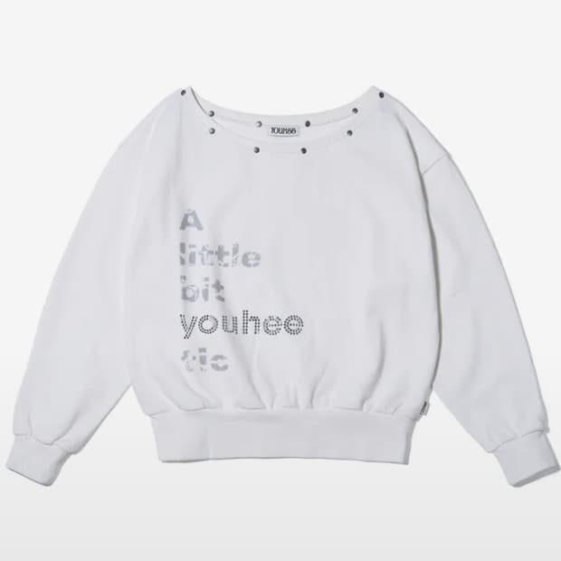 유희 핫픽스 세트 오프숄더 스웻셔츠 스웻팬츠