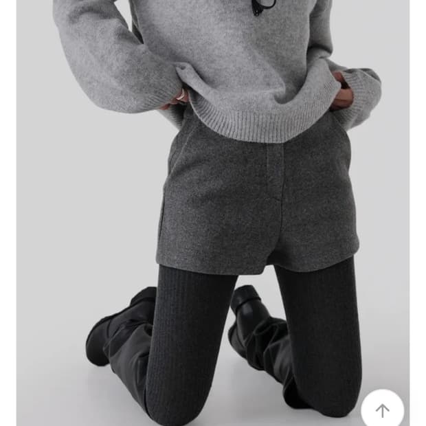 어텀 리플 울쇼츠 블랙