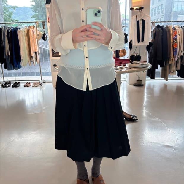 Elizabeth And James Sheer Silk Blouse