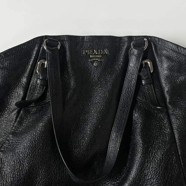 프라다 레더 숄더백
