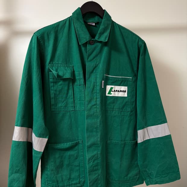 그린 프렌치 워크 자켓