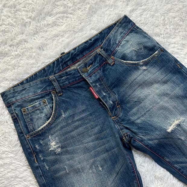 디스퀘어드2 데미지 청바지 50사이즈