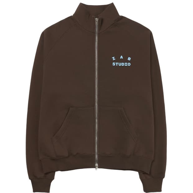 아이앱 스튜디오 투웨이 풀 집업 브라운