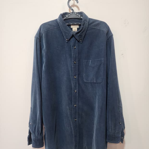 L.L.Bean 남성 코듀로이 셔츠 L