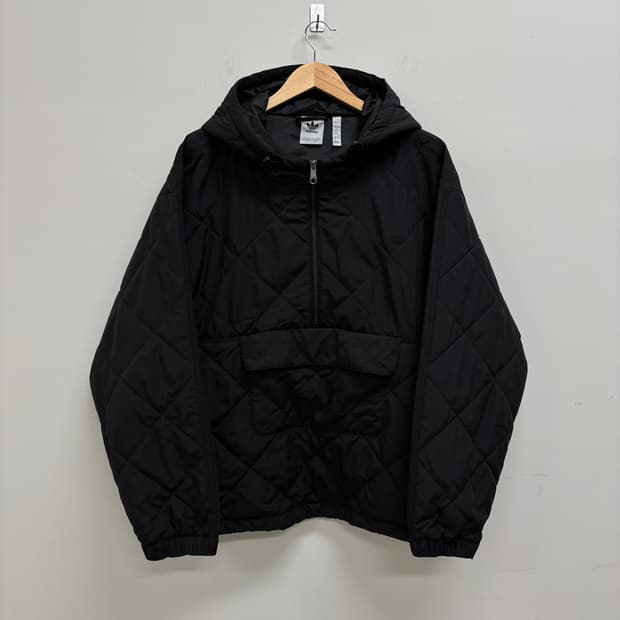 아디다스 누빔 아노락 블랙 2XL [50924] 