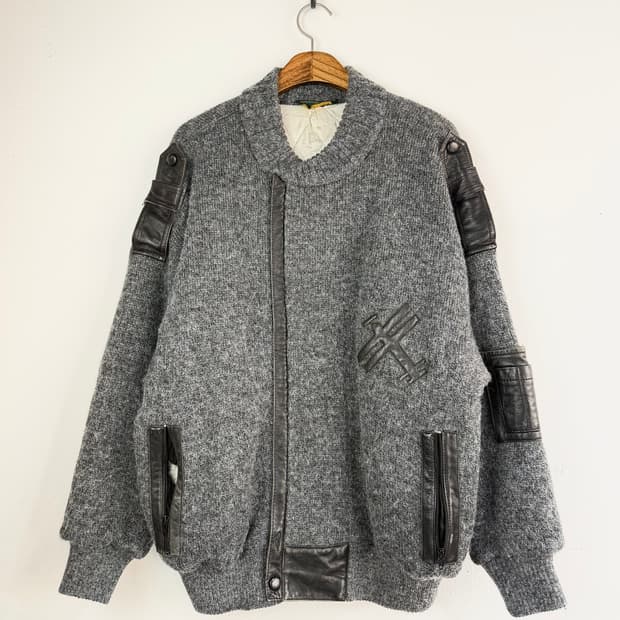 90s 이태리 메이드 빈티지 니트 봄버