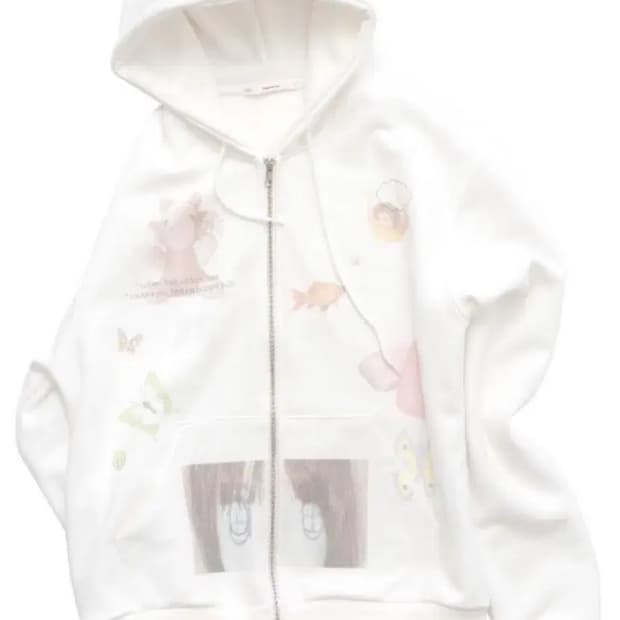 영마일웨어 후드집업 her graphic ZIP UP