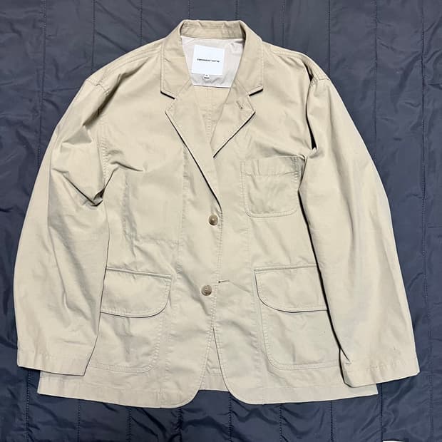 Espionage 코튼 스포츠 자켓 베이지