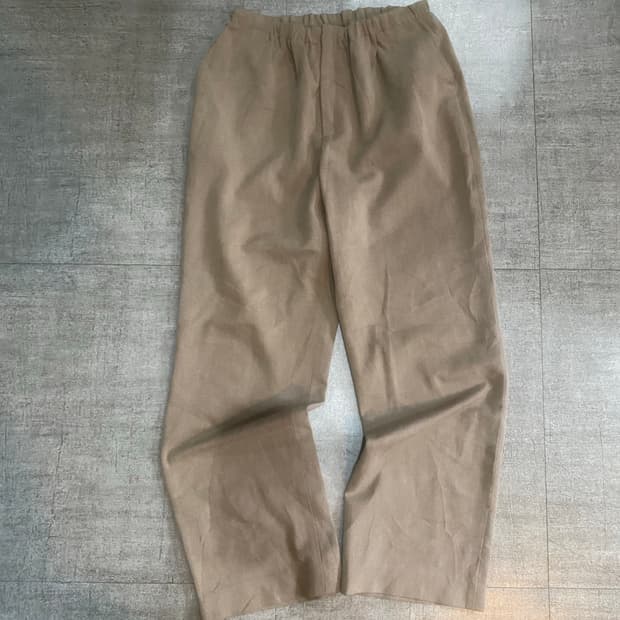 일본빈티지 올드스쿨아메카지스트릿 밴딩팬츠 브라운