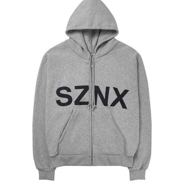 이지 HD-10 그레이 sznx 후드집업