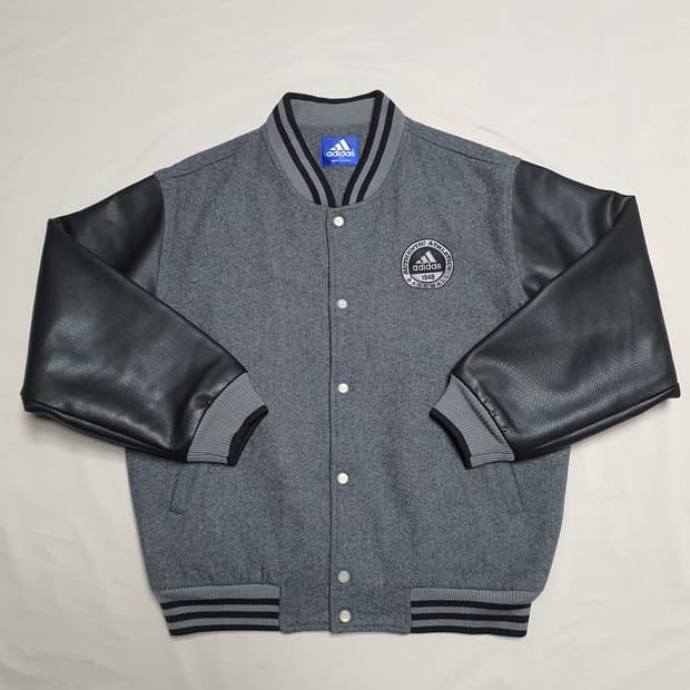 95M)아디다스 90's 올드스쿨 빈티지 울 바시티자켓