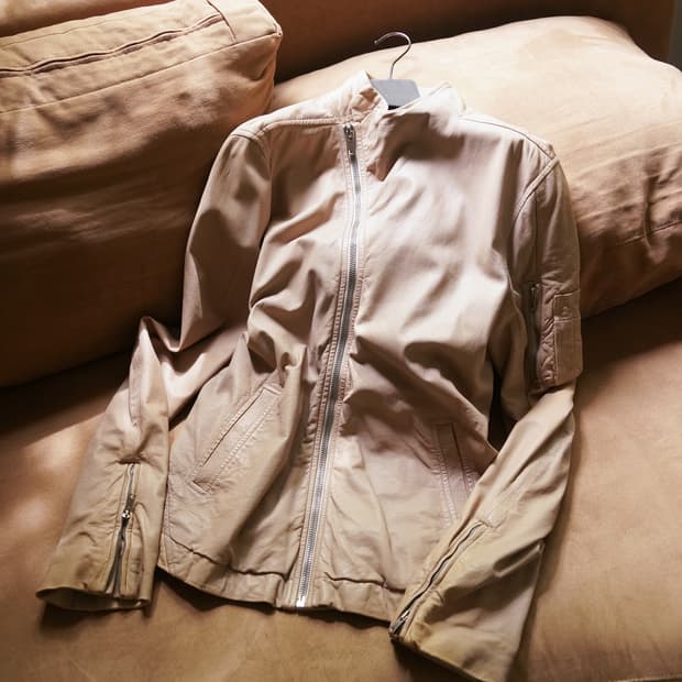 릭오웬스 몰리노 레더 자켓