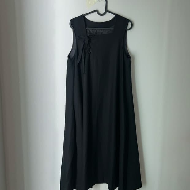 스트랩 울 원피스