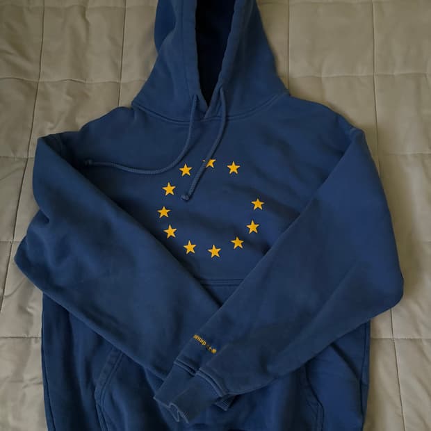 수베니어 오피셜 후드티 블루 M