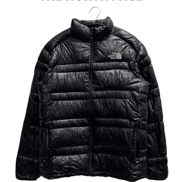 노스페이스 서밋시리즈 850필 경량 유광 패딩 자켓 블랙