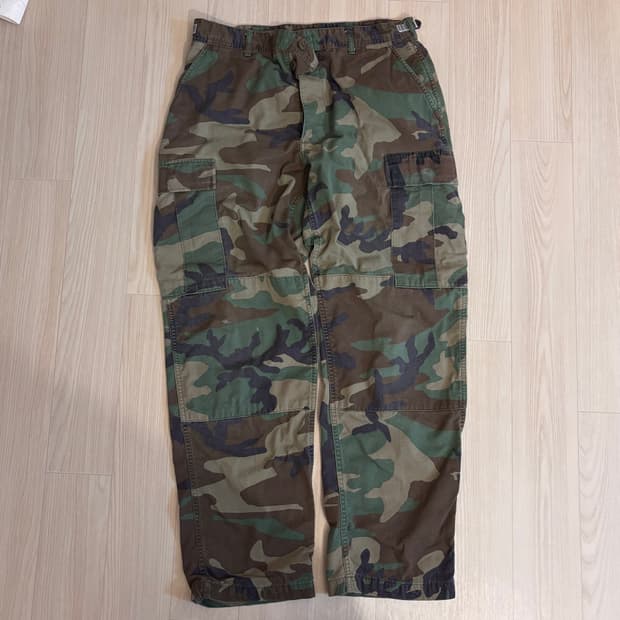 vintage woodland 카모팬츠