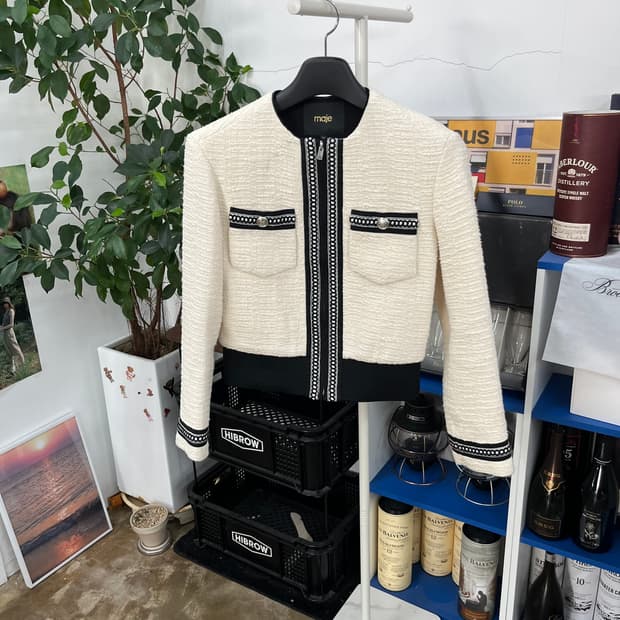 마쥬 트위드 자켓 38